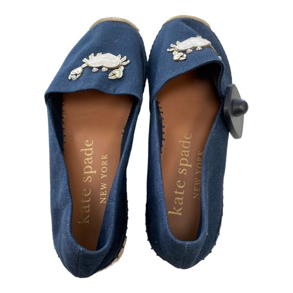 Navy Shoes Designer Kate Spade, Size 8 Hot on Sale - Image 4
