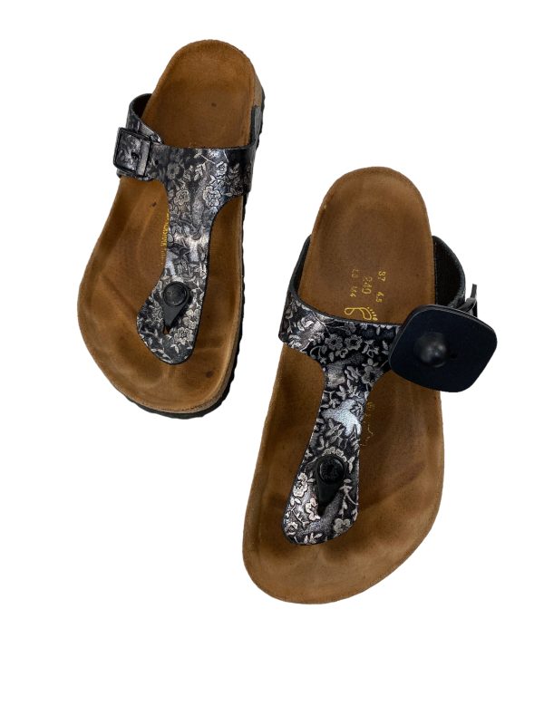 Multi-colored Sandals Flats Birkenstock, Size 8 Cheap