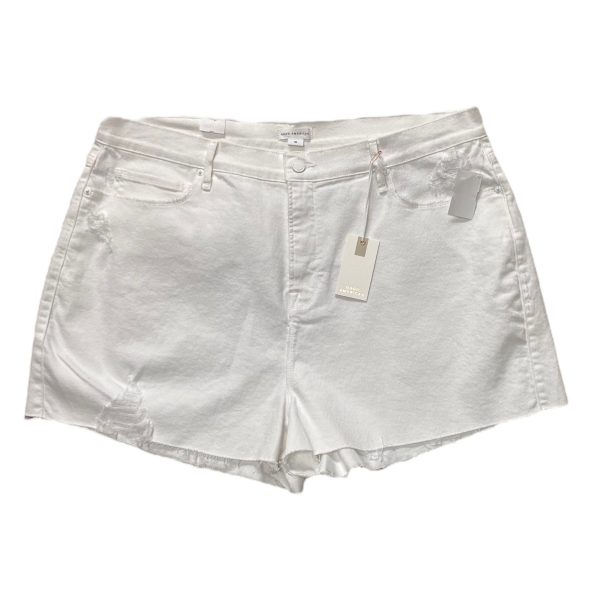 White Shorts Good American, Size 16 on Sale