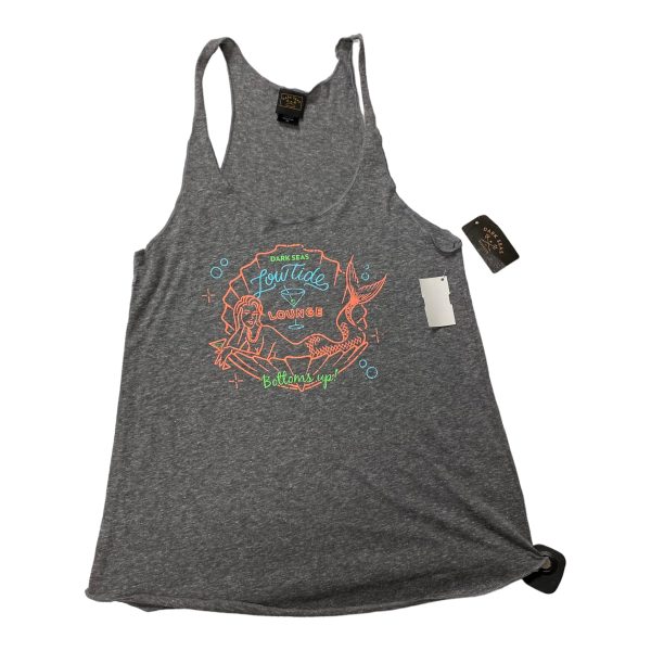 Grey Top Sleeveless Basic DARK SEA, Size M For Sale