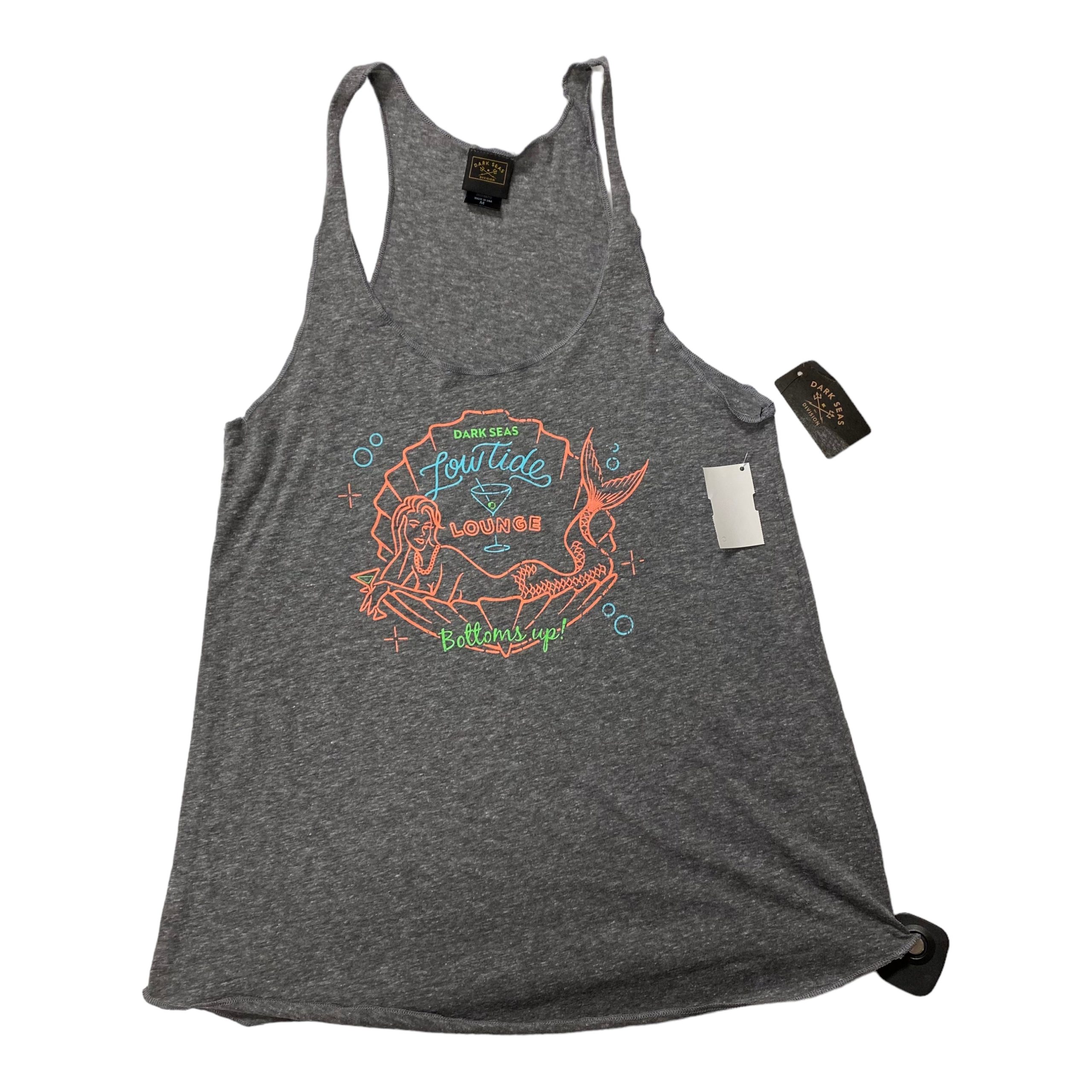 Grey Top Sleeveless Basic DARK SEA, Size M For Sale