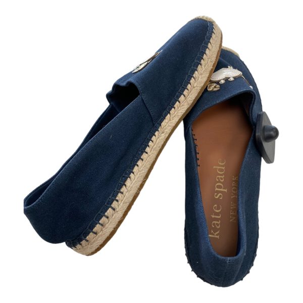 Navy Shoes Designer Kate Spade, Size 8 Hot on Sale - Image 5
