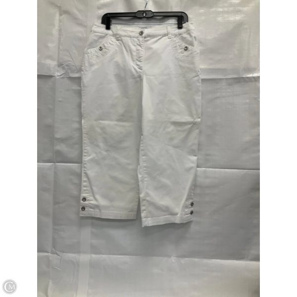 Capris By Karen Scott In White, Size: 10 Supply