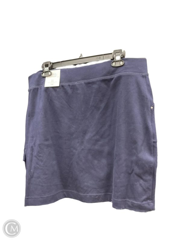 Skirt Midi By Croft And Barrow In Blue, Size: Xl on Sale - Image 2