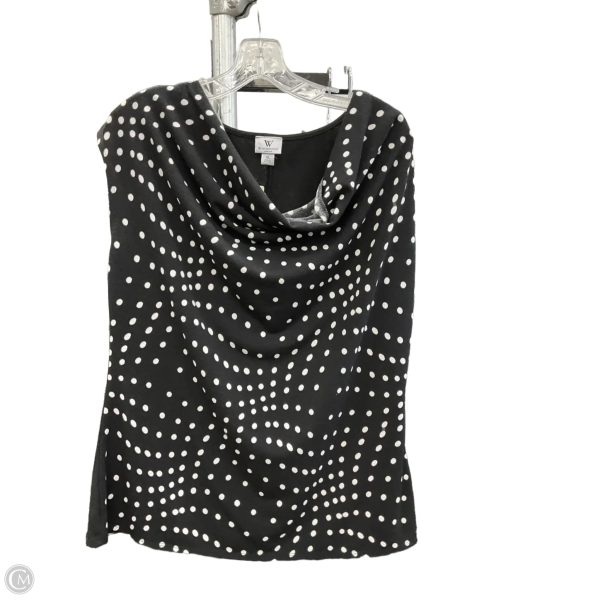 Top Sleeveless By Worthington In Polkadot Pattern, Size: Xl Online Sale