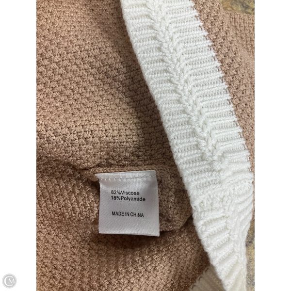 Cardigan By Clothes Mentor In Beige, Size: Xl Online - Image 3