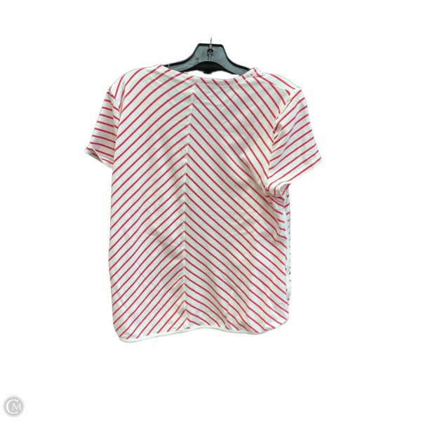 Top Short Sleeve By Talbots In Striped Pattern, Size: Xlp Cheap - Image 2