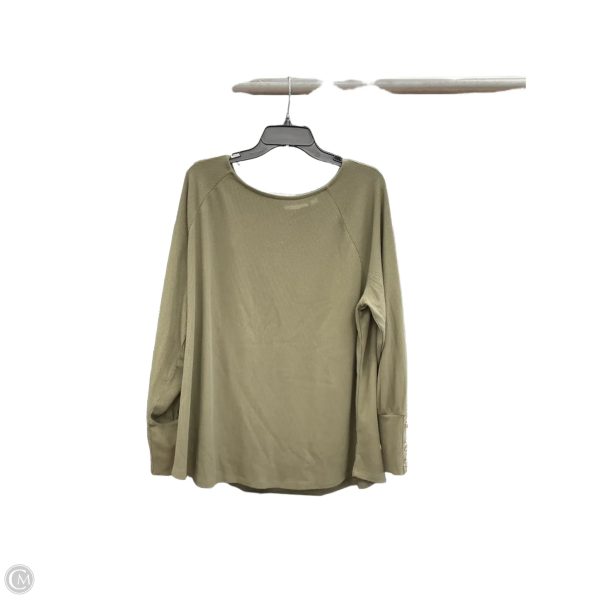 Top Long Sleeve By Clothes Mentor In Green, Size: Xl Discount