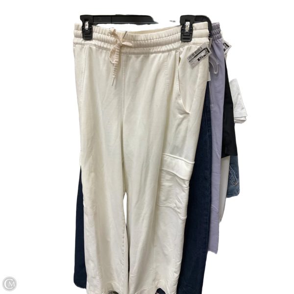 Athletic Pants By Athleta In Cream, Size: L For Discount
