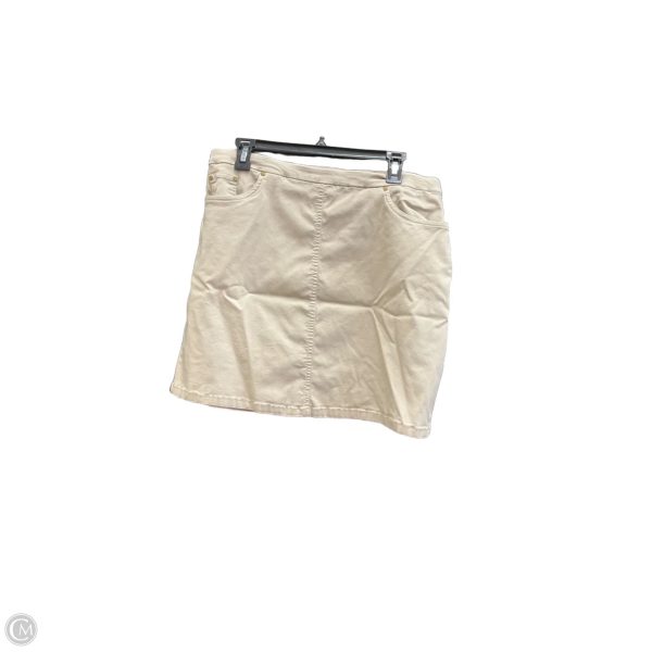 Skort By Clothes Mentor In Tan, Size: 14 Online Hot Sale