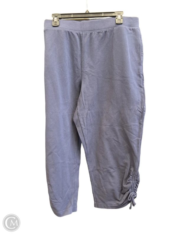 Capris By Karen Scott In Navy, Size: Xxl Sale
