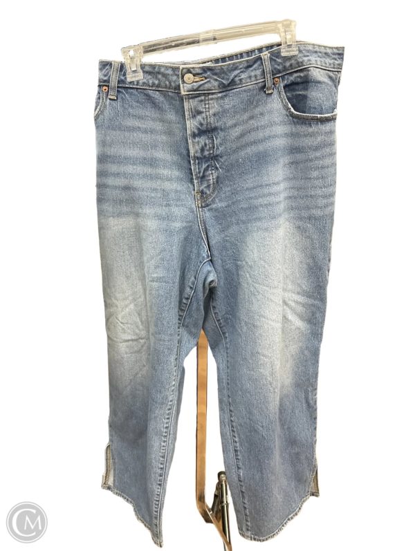 Jeans Straight By Old Navy In Blue Denim, Size: 24 Supply