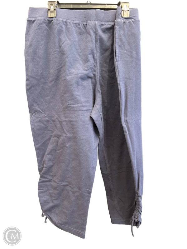 Capris By Karen Scott In Navy, Size: Xxl Sale - Image 2