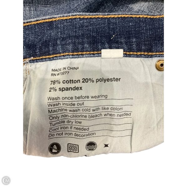 Jeans Straight By Sonoma In Blue Denim, Size: 4 For Cheap - Image 3