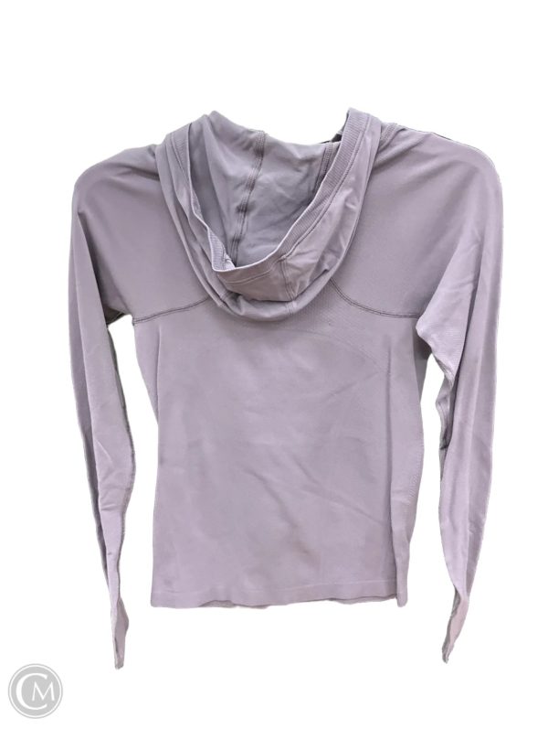 Athletic Top Long Sleeve Collar By Athleta In Purple, Size: S Sale - Image 2