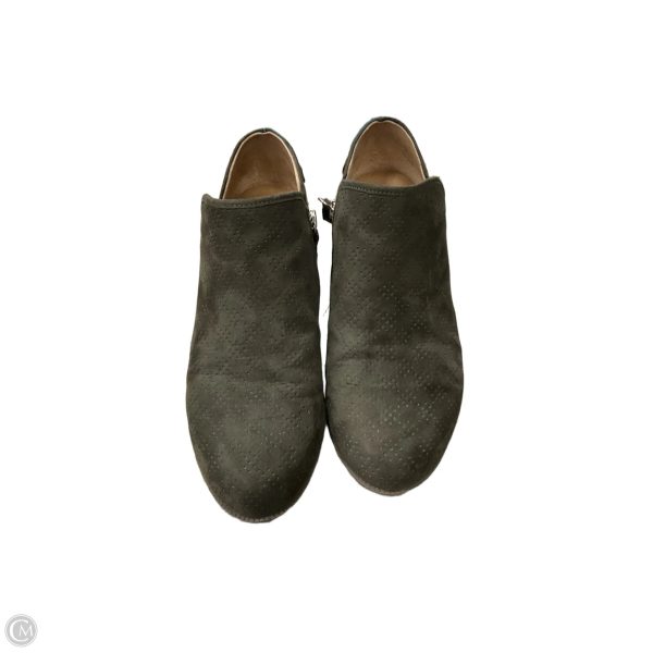 Boots Ankle Heels By Dr Scholls In Green, Size: 7.5 Sale