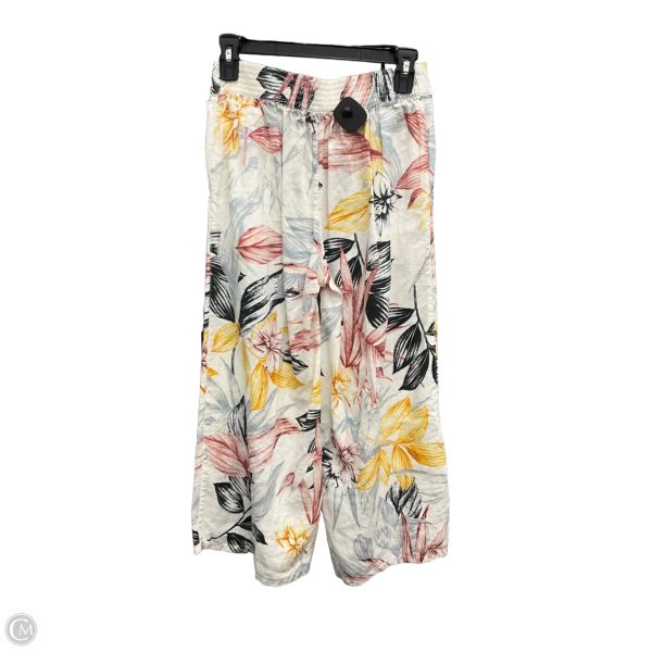 Pants Lounge By C And C In Floral Print, Size: Xs on Sale - Image 2