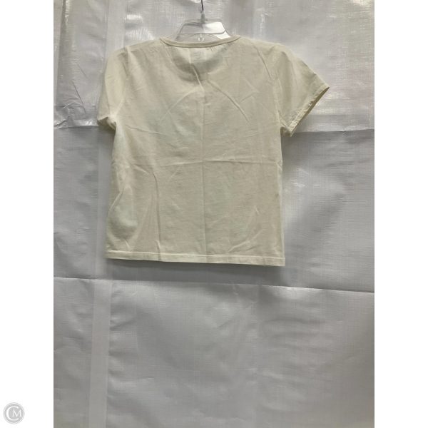 Top Short Sleeve Basic By J. Crew In Cream, Size: S on Sale - Image 2