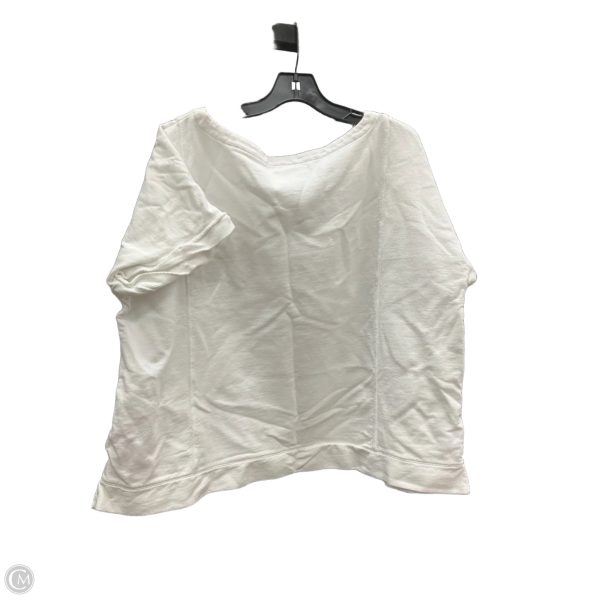 Top Short Sleeve By J. Jill In White, Size: 2x Online - Image 2
