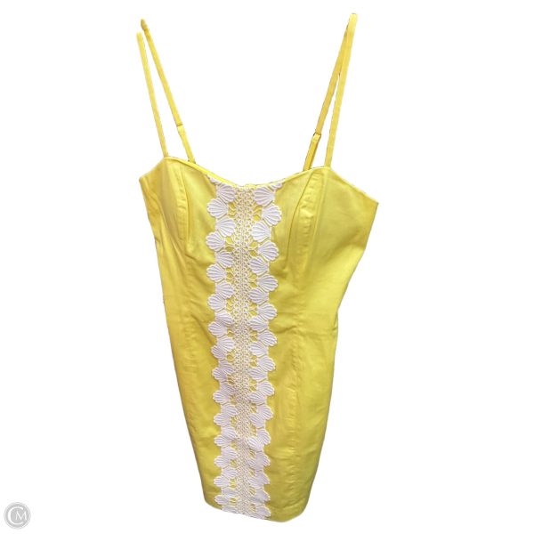 Dress Designer By Lilly Pulitzer In Yellow, Size: 4 Cheap