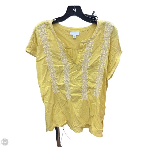 Top Sleeveless By J. Jill In Yellow, Size: Xl Online Sale