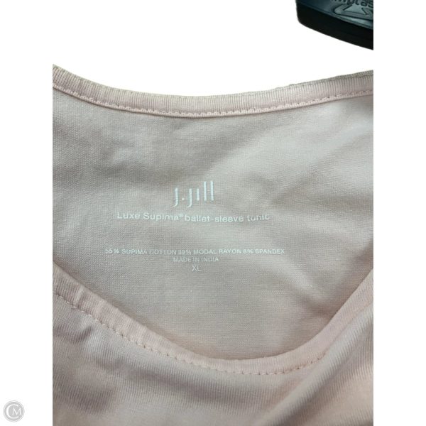 Top Short Sleeve By J. Jill In Peach, Size: Xl Supply - Image 3