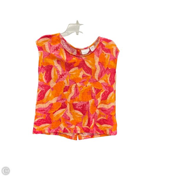 Top Sleeveless By Cynthia Rowley In Orange, Size: M For Discount