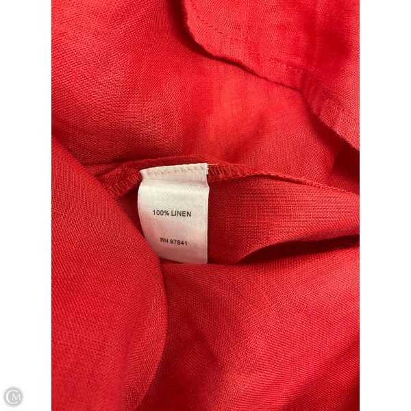 Top Sleeveless By J. Jill In Red, Size: L Cheap