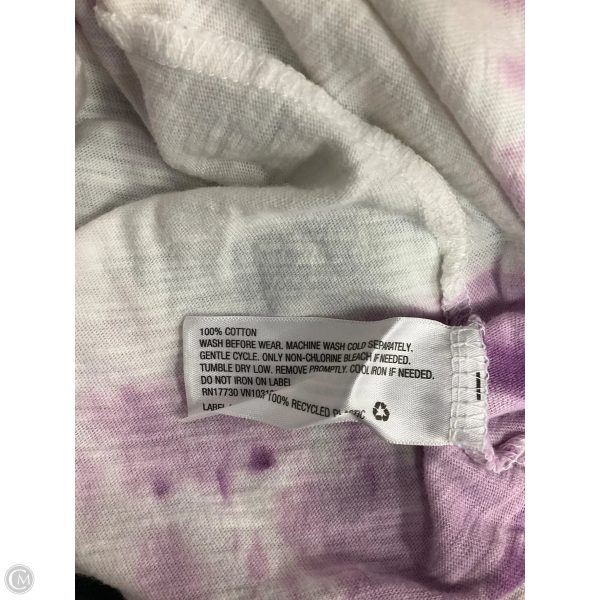 Top Short Sleeve Basic By Universal Thread In Tie Dye Print, Size: S Discount - Image 3
