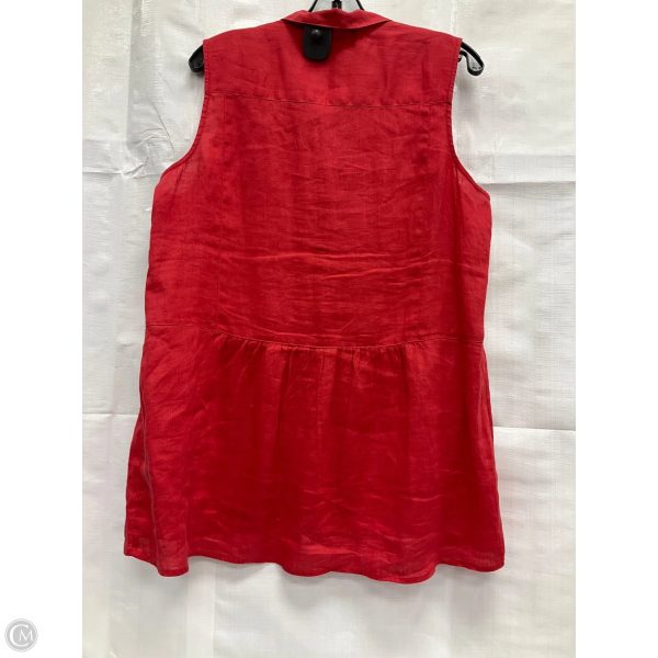 Top Sleeveless By J. Jill In Red, Size: L Cheap - Image 3