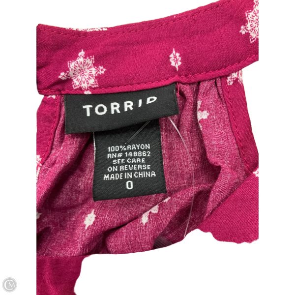 Top Sleeveless By Torrid In Pink, Size: 0x For Cheap - Image 3