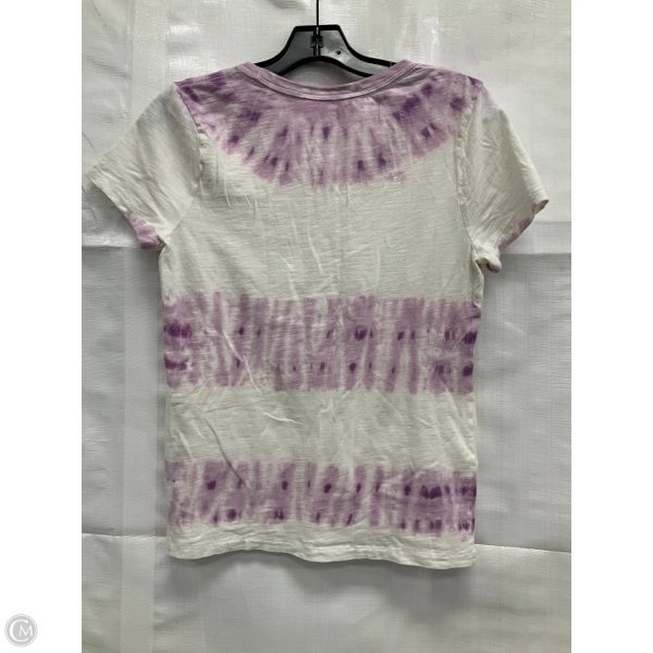 Top Short Sleeve Basic By Universal Thread In Tie Dye Print, Size: S Discount - Image 2
