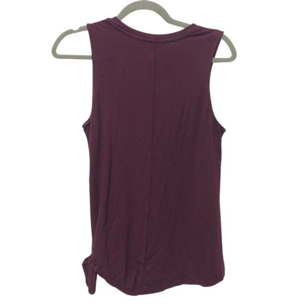 Athletic Tank Top By Athleta In Maroon, Size:S Hot on Sale - Image 3