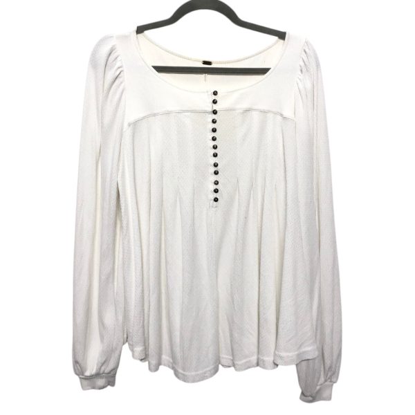 TUNIC LS by FREE PEOPLE In IVORY, Size: M Online Sale