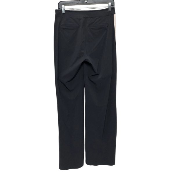 Athletic Pants By Athleta In Black & White, Size:4L For Discount - Image 2